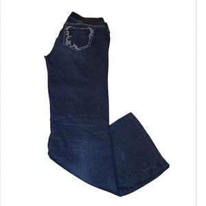 Silver Jeans Co Women s 29 X 31 Suki SurplWestern Glove Dark Denim Stretch